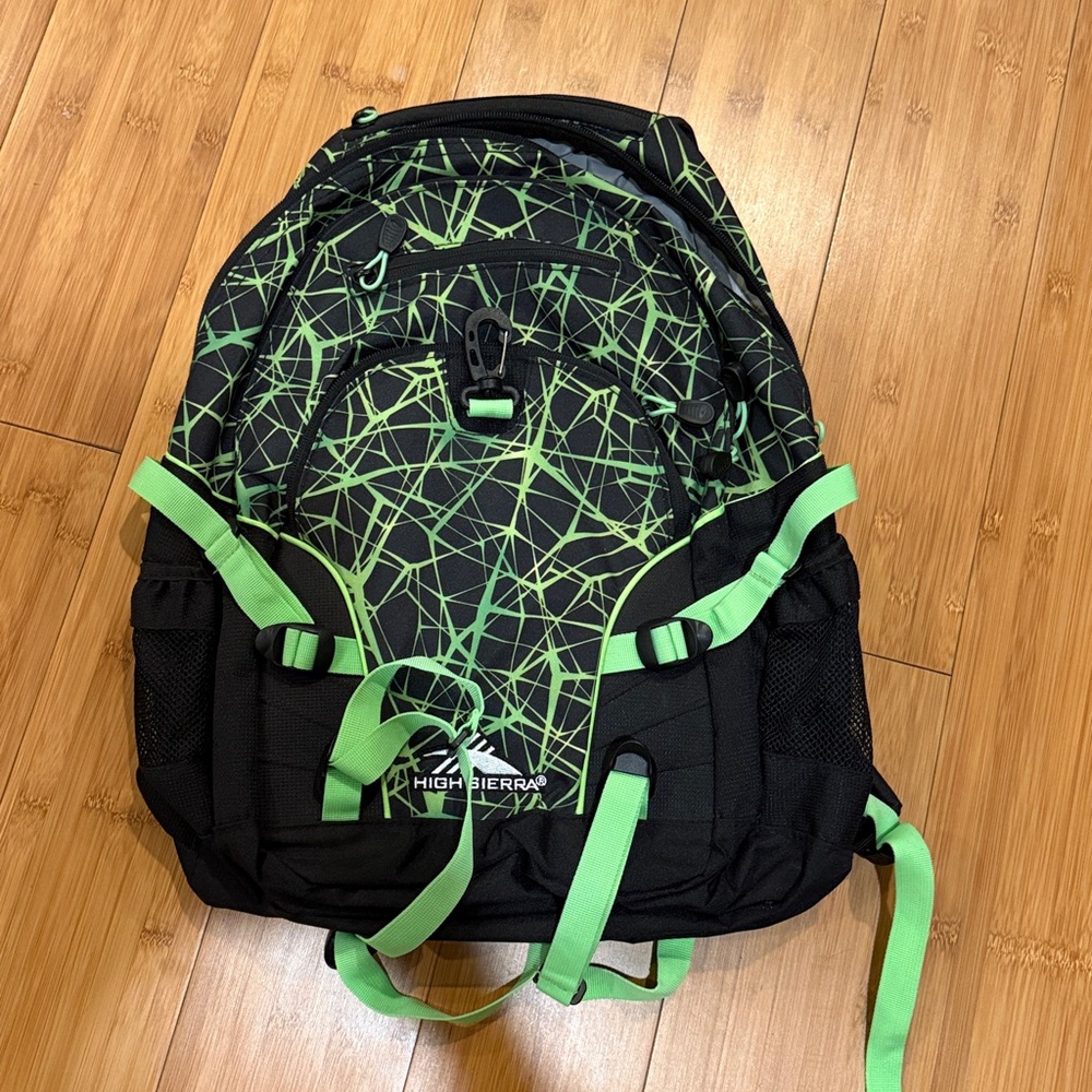 High Sierra Loop Backpack Lime Fire/Black/Lime